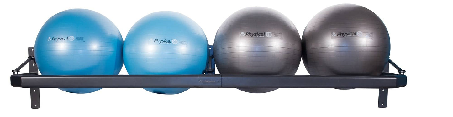 Stability ball wall online storage rack